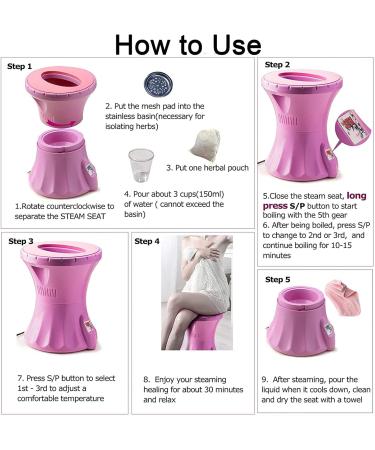 Vaginal Care Vapor Seat | Gynecological Reproductive Womb Warm Herbal Evaporator - International Shipping - Buy Online on GoSupps.com
