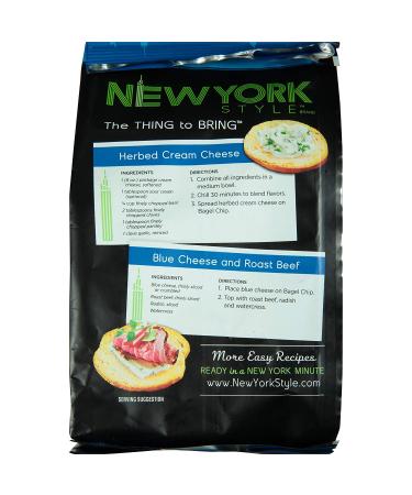 New York Style Bagel Crisps - Plain Flavor - 7.2 oz | Delicious Snack for Every Day - Buy Online on GoSupps.com
