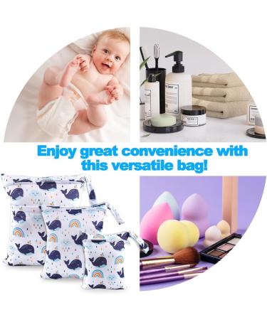 Ekong Diaper Pockets Wetbags - Waterproof Washable 3-Piece Organizer for Toddler Diapers Travel Gym Beach & Pool - Buy Online on GoSupps.com