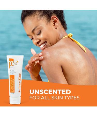 Solbar Zinc Sun Protection Cream SPF 38 4 oz - Pack of 4 | Broad Spectrum UVA/UVB Protection - Buy Online on GoSupps.com