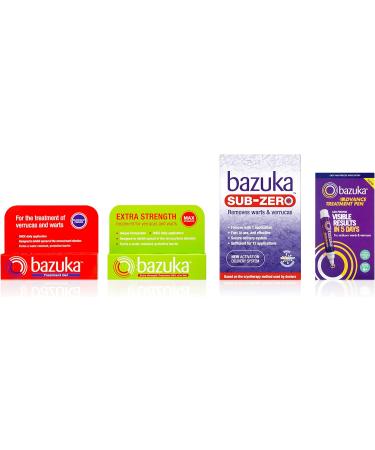 Bazuka Advance Treatment Pen - Fast Relief for Stubborn Warts and Verrucas - Buy Online on GoSupps.com