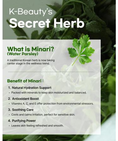 ClearDea Minari Cool Soothing Cream Duo for face K-Beauty Hydrating & Moisturizer with Korean Water Parsley 30ml * 2ea / 1.01oz * 2ea - Buy Online on GoSupps.com