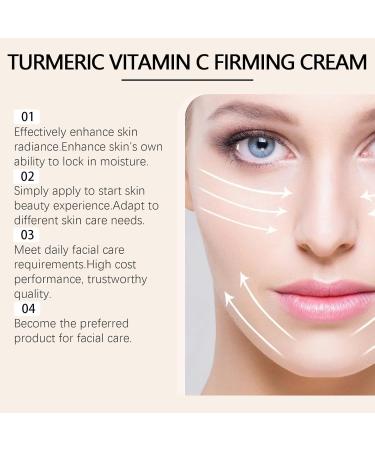 Cr me visage au curcuma avec vitamine C vitamin c creme cr me anti- ge raffermissante cr me clat hydratante hydratant raffermissant pour peaux normales s ches grasses et mixtes (2) - Buy Online on GoSupps.com