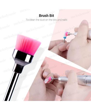 MELODYSUSIE Nail Drill Bits Set - Professional Ceramic Safety 3/32 Bits for Acrylic and Gel Nails - 7pcs Set for Precise Filing and Cuticle Removal - Buy Online on GoSupps.com