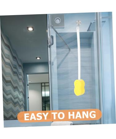 Gogogmee Long Handle Bath Sponge Bath Scrubber Shower Scrubbing Brush Back Cleaning Brush for Shower Bath Brush with Long Handle Shower Sponge with Handle Body Wash Body Cleansers Pp - Buy Online on GoSupps.com
