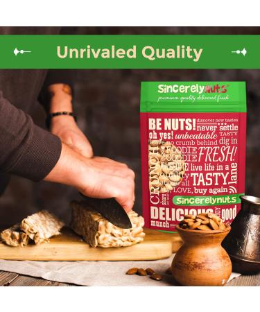 Sincerely Nuts Roasted Unsalted Almonds | Healthy Keto-Friendly Vegan Snack | Bulk 3LB Bag - Buy Online on GoSupps.com
