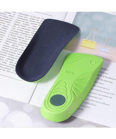 DOITOOL XO Shape Arch Support Insoles for Flat Feet - 1 Pair Green | Men Women Soft Shoe Pads for Leg Correction and Air Feet Comfort - Buy Online on GoSupps.com