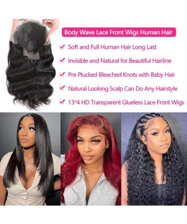 MsSunlight 26 Inch Body Wave HD Lace Front Wig 180% Density - 100% Real Human Hair - Buy Online on GoSupps.com