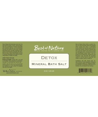 Detox Mineral Bath Salt - 100% Pure & Natural | Buy Online Now - Buy Online on GoSupps.com