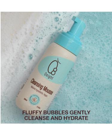 Natural Baby Cleansing Mousse | Soothing Body Wash Foam with Dead Sea Minerals & Dunaliella Salina - 6.76 Oz - Buy Online on GoSupps.com