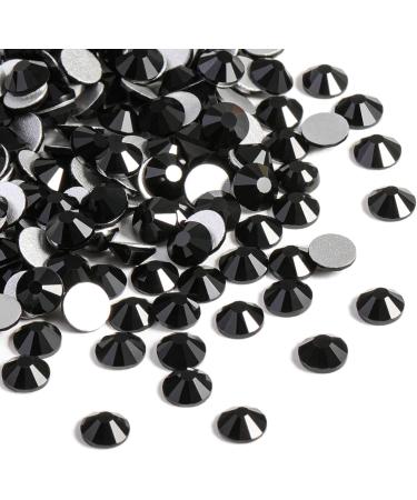 Beadsland 1440 Pieces Black Flat Back Rhinestones for Nails - SS3 Nail Crystals (1.3-1.4mm) - Perfect for DIY Nail Art - Buy Online on GoSupps.com