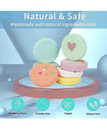 LighSele Shower Steamers - 8 Aromatherapy Bombs with Essential Oils for Women | Stress Relief Gift | Home Spa Christmas Gifts - 8 Count - Buy Online on GoSupps.com
