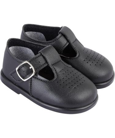 Early Days Baypods Toddler Shoes - Hard Sole First Walking Shoes for Baby Boys & Girls | Anti-Slip Sole, 6 UK Child, Black - Buy Online on GoSupps.com