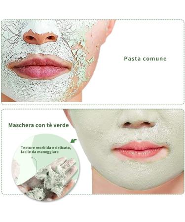  Susicit Green Mask Green Tea Blackhead Remover Facial Mask Cleanser Acne Cleansing Deep Blackhead Removal Skin Hydration - Buy Online on GoSupps.com