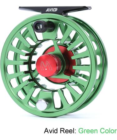 Maximumcatch Avid Series Large Arbor Fly Reel - 1/3 to 9/10WT - Green Combo Available | International Shipping - Buy Online on GoSupps.com
