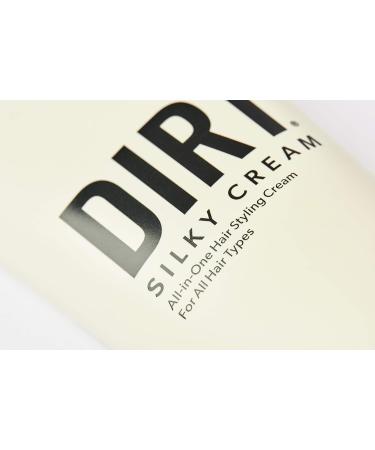 DIRT Silky Cream - Vegan Hair Styling & Treatment, 4 oz - Thermal Protection, Conditioning, Volume, Anti-Frizz - Color Safe Formula with Botanical Blend - Buy Online on GoSupps.com