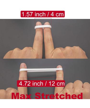 50 Pcs White Elastic Hair Ties for Girls - Stretchy Ponytail Holders - Teens Scunci Accessories - Seamless Nylon Scrunchies Bands - Gentle Fine-Hair Hold - Buy Online on GoSupps.com