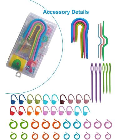 10oz Hand-Operated Yarn Ball Winder | Manual Winder for Yarn/Fiber/Wool | Plastic Needles Included - Buy Online on GoSupps.com