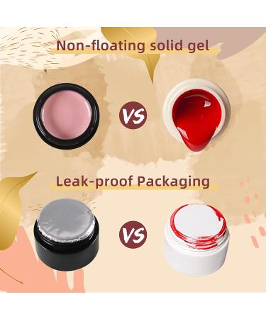 6-Piece Nude Gel Nail Polish Kit with Nail Brush - DIY Manicure Set for Women - Buy Online on GoSupps.com