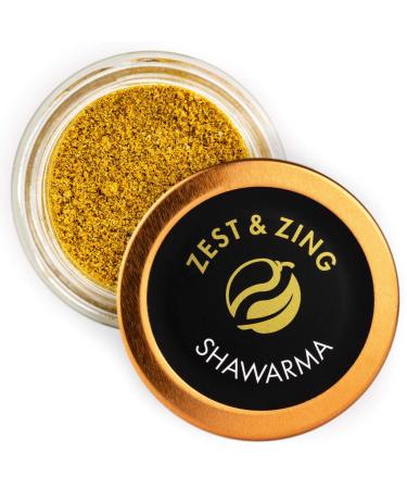 Shawarma (Ground) 23g Spice Jar - Premium BBQ Rubs & Seasonings by ZEST & ZING. Fresher Convenient Stackable Spice Jars.