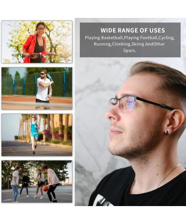 Buy Lusofie 24 pcs Silicone Glasses Slide Stopper Ear Clips - Soft Slide-Resistant Holder for Glasses & Sunglasses (Black White) - International Shipping Available - Buy Online on GoSupps.com