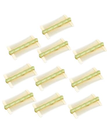 10 Pi ces peigne sourcil poil chien souffler boucles bonjour para d m lant bien- tre essencielle Anti- famille hair brush outil de massage des cheveux Plastique Light Green