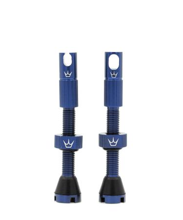 Peaty's x Chris King (MK2) Tubeless Valves - Bike Tyre Valves 42mm Navy - Buy Online on GoSupps.com