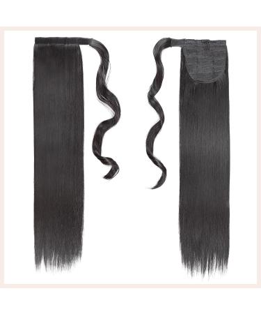 Tess Ponytail Extension 60 cm - Dark Brown (#2A) Smooth Braid Hairpiece - 90g Long Hair Extension - Buy Online on GoSupps.com