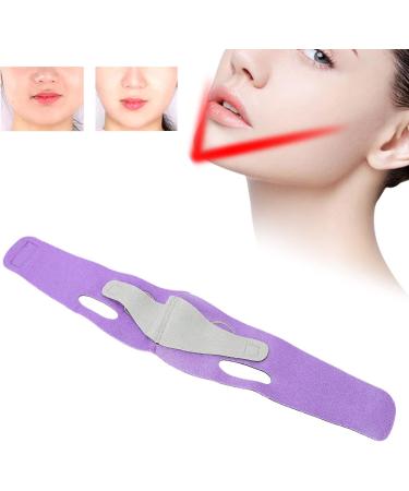 Qukaim Facial Slimming Strap Face Lifting Band V Line Elastic Graphene Breathable Adjustable Strap for Slimming Face Purple - Buy Online on GoSupps.com
