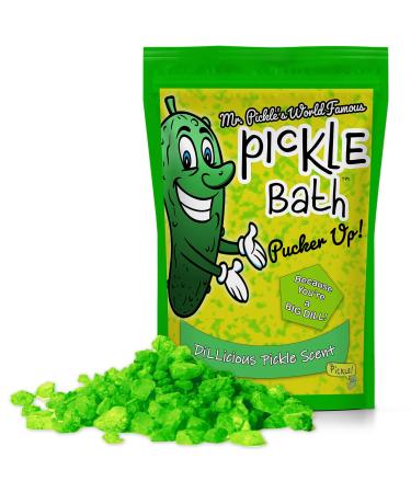 Mr Pickle s Pickle Bath Salts - Premium Dill Pickle Scented Bath Soak for Kids - Shower Gift for Pickle Lovers  Funny Stocking Stuffers and Gift Baskets for Children  Teens  Men  and Women