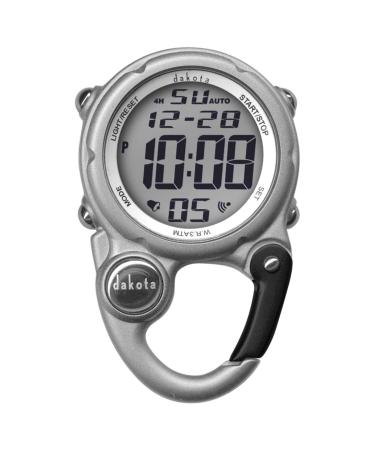 Dakota Digital Clip Mini Watch - Water Resistant - Silver