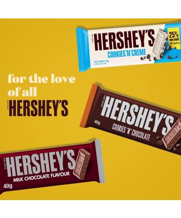  Hershey's Hershey's Cookies N Chocolate Cookies 40 g (Pack of 24) - Buy Online on GoSupps.com