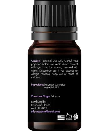 100% Pure Lavender Essential Oil - Handcrafted for Diffuser & Aromatherapy - 10ml - Buy Online on GoSupps.com
