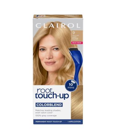 Clairol Root Touch-Up by Nice'n Easy Permanent Hair Dye Blonde Hair Color - 9 Light - 1 Fl OZ