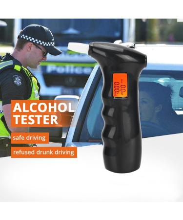 Breathalyzer Professional-Grade Accuracy Breath Alcohol Tester with LCD Digital Display Portable Alcohol Analyzer Detector for Home Party Personal Use - Buy Online on GoSupps.com