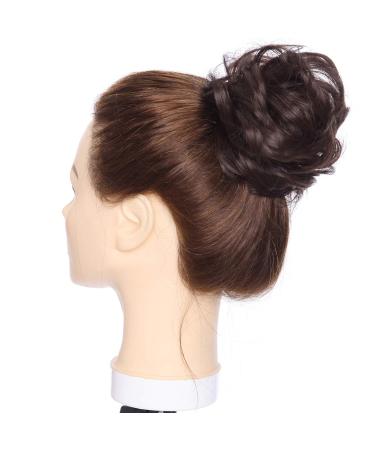 SEGO Dark Brown Hairpiece Bun - Voluminous Hair Tie & Extensions | 40g Updo Knot - Buy Online on GoSupps.com