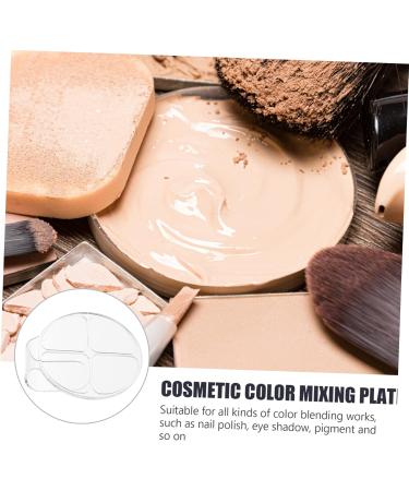 Didiseaon 6 Sets Acrylic Powder Chassis Cosmetic Mixing Pallet Color Display Plate Eyeshadow Palettes Makeup Gadgets Makeup Palette Spatula Cosmetic with Spatula Supplies Liquid Foundation - Buy Online on GoSupps.com
