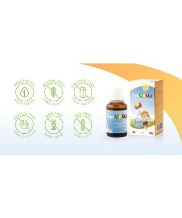 FytADEK Complete Multivitamin for Children | Development Support Immunity & Bone Health | Vitamins A D3 E K | Vegan Gluten Free & Additive Formula 15 ml - Buy Online on GoSupps.com