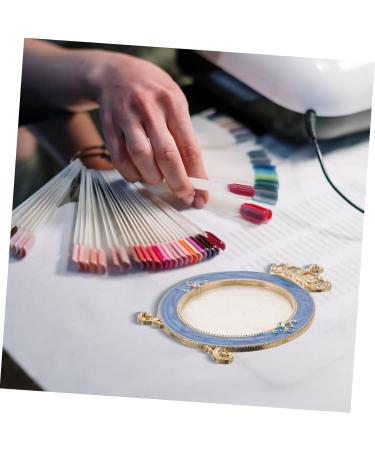  HONMEET Nail Palette Nail Polish Plate Makeup Palette Makeup Mixing Palette Makeup Plate Resin Nail Art Palette Makeup Mixing Tray Plates - Buy Online on GoSupps.com