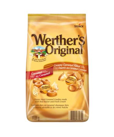 Caramel and Creamy Caramel Filled Hard Candies Variety Bag 2.5 Lbs x 2 (2 Pack-Bundle)