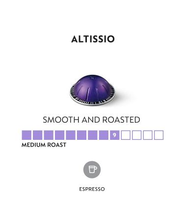 Altissio Nespresso VertuoLine Espresso Coffee Pods - 50 Count Pack, Medium Roast, 1.35 Ounce Brew Size - Buy Online on GoSupps.com