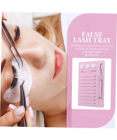 FRCOLOR 2pcs Magnetic Eyelash Board - Magnetic Lash Holder Glue Stand Acrylic Pallet for False Eyelashes & Extensions - Essential Beauty Supplies for Salons - Buy Online on GoSupps.com