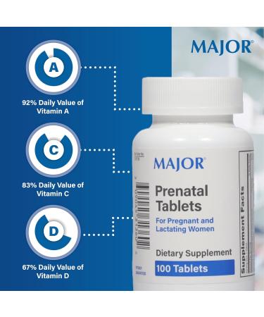 Title: Prenatal Vitamins - 100 Tabs for Expecting Moms - Buy Online on GoSupps.com
