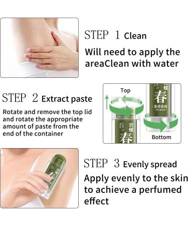 Solid man natural tea long lasting protection against sweat cooling stick gift for family and friends Aokley - Buy Online on GoSupps.com