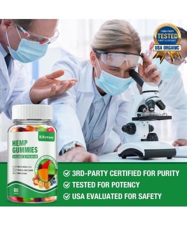 Hemp Gummies 5 Pack High Potency Edible Gummies - Extra Strength Supplement - Organic Hemp Oil Extract Vegan Bear Gummy 100 Count (Pack of 4) - Buy Online on GoSupps.com