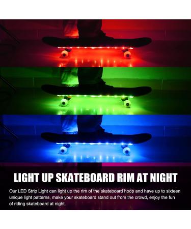 Eliteemo LED Skateboard Light - Remote Control Longboard/Shortboard Light | 16 Color Change, Waterproof & Shockproof | Super Bright for Night Display | Perfect Gift for Kids - Buy Online on GoSupps.com