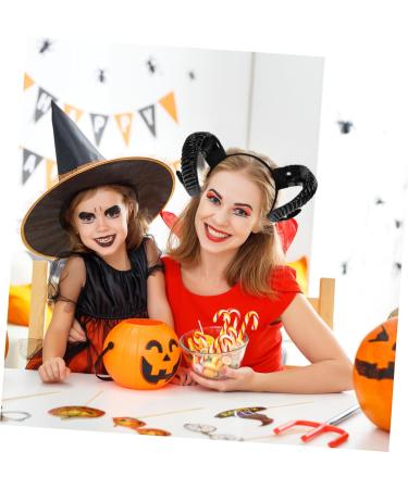 BELLIFFY Halloween Devil Horns Costume Accessory - Goat Horns and Ram Horns Headband - Unique Performance Hair Hoop for Dress up Cosplay Large Bull Horns Hair Band Sheep Horns Headband - Buy Online on GoSupps.com