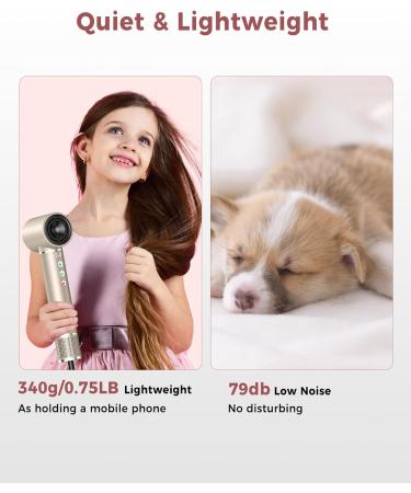 5 in 1 Air Styler Set - Ionic Hair Styler & High Speed Dryer - Hot Air Brush with Curling Wand, Straightener, Volumizer - Gold - Buy Online on GoSupps.com