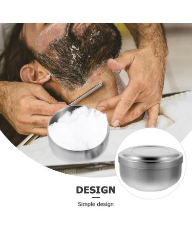 ARTIBETTER Stainless Steel Shaving Bowl with Lid | Premium Men's Shaving Soap & Cream | Silver Shaving Accessory for Smooth Shaves - Buy Online on GoSupps.com