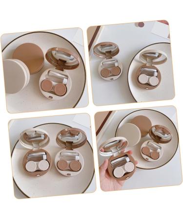 JECOMPRIS Sweet Contact Lens Container - 2 Sets Colored Travel Storage Case for Lentils Makeup & More | ABS Glossy Design - Buy Online on GoSupps.com